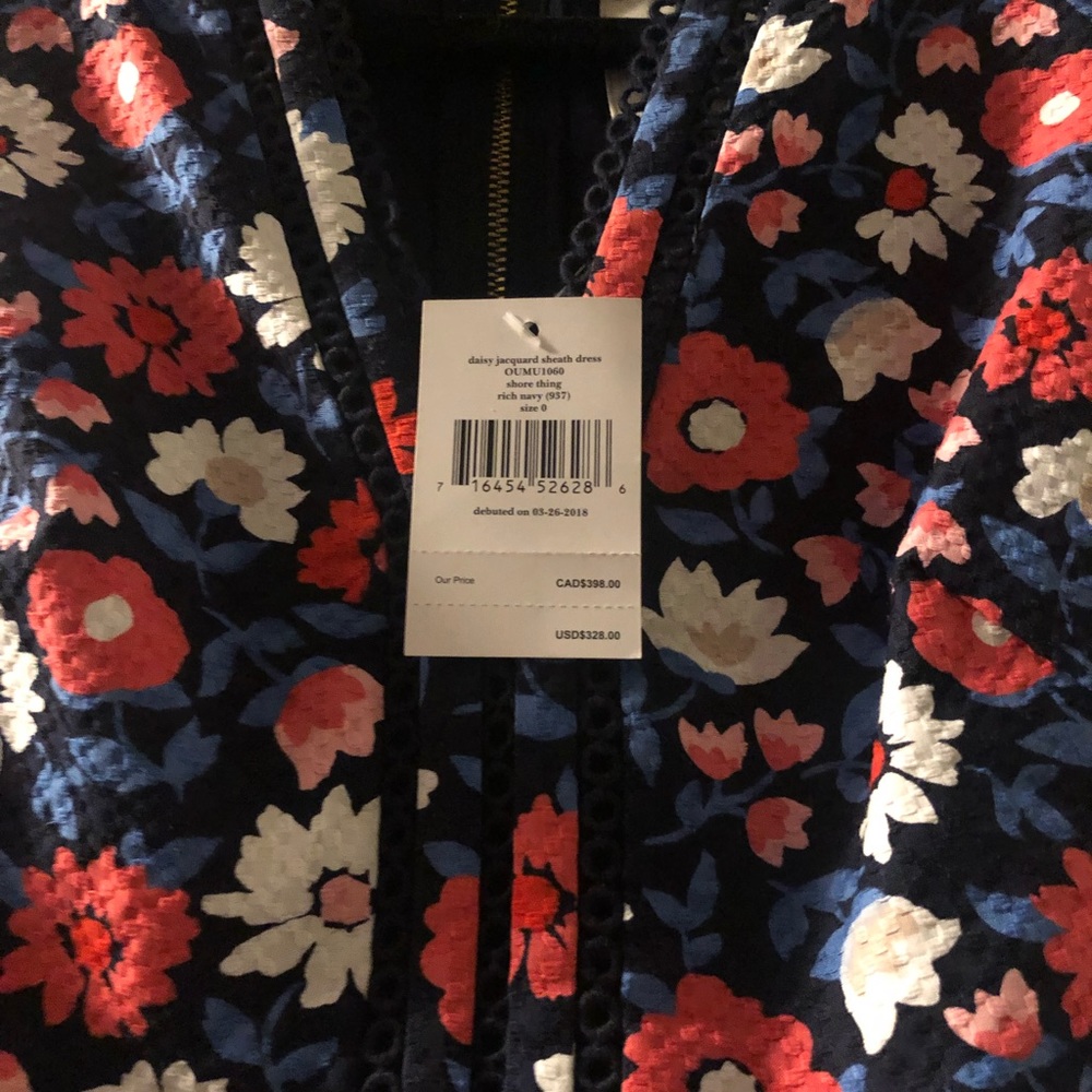 Kate Spade Shore Thing Daisy Jacquard Sheath Dress - Picture 5 of 6